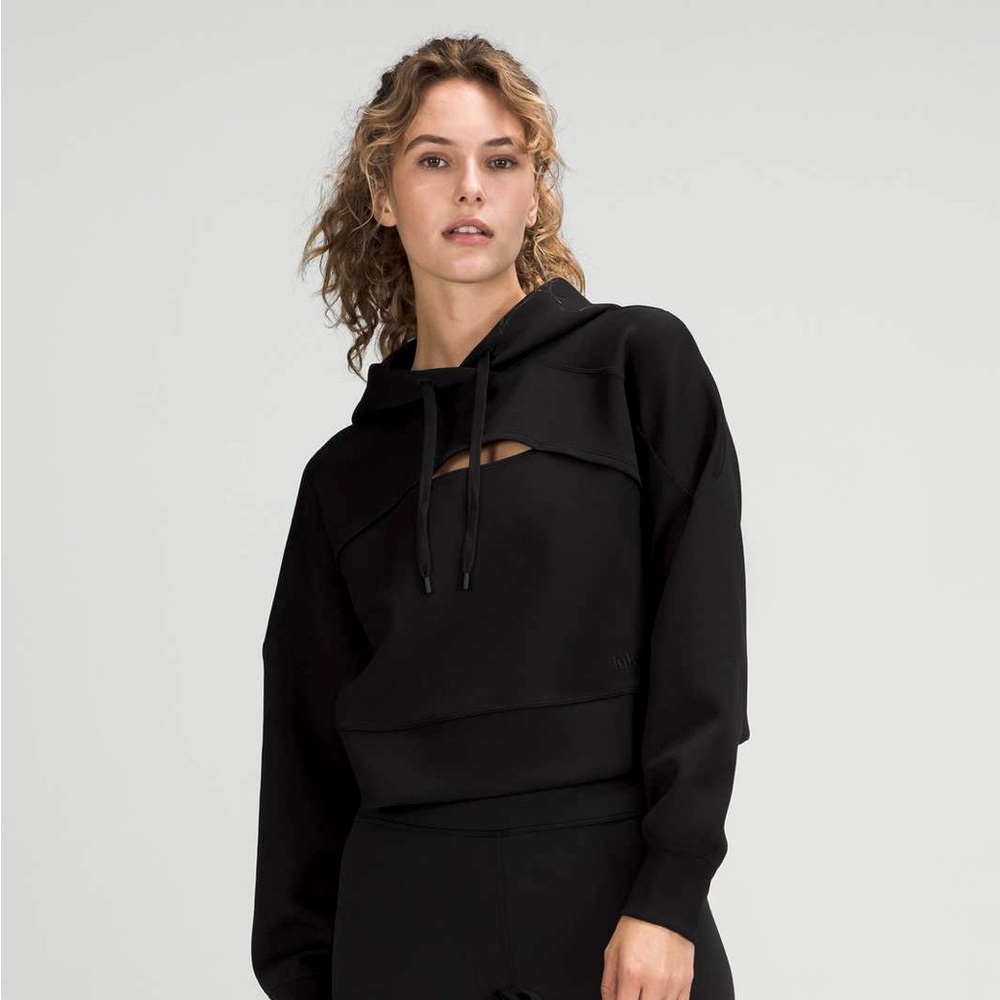 Lululemon cropped keyhole hoodie size 0